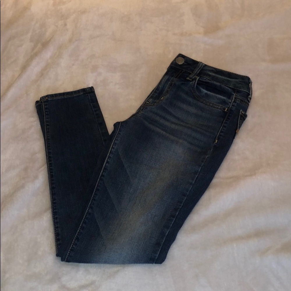 $5 add-on (High-rise American Eagle Skinny Jeans)